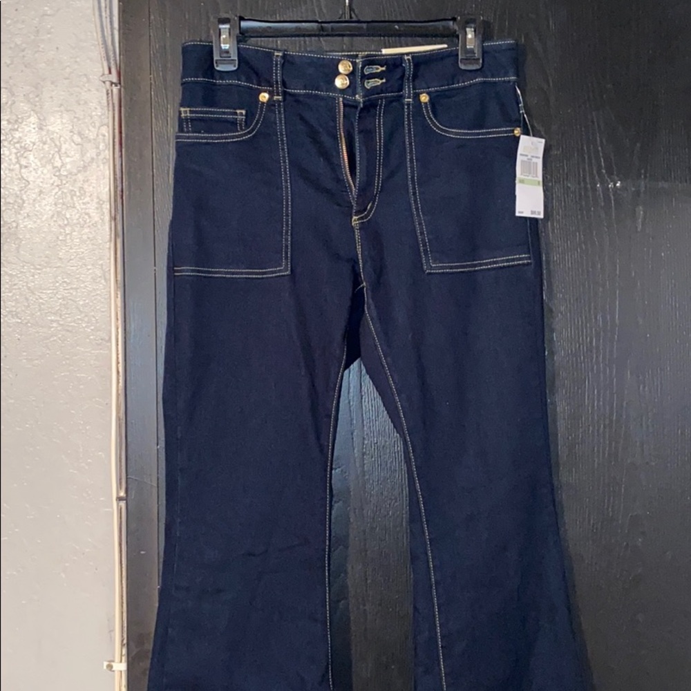 Michael kors selmaFlare dark rinse jeans